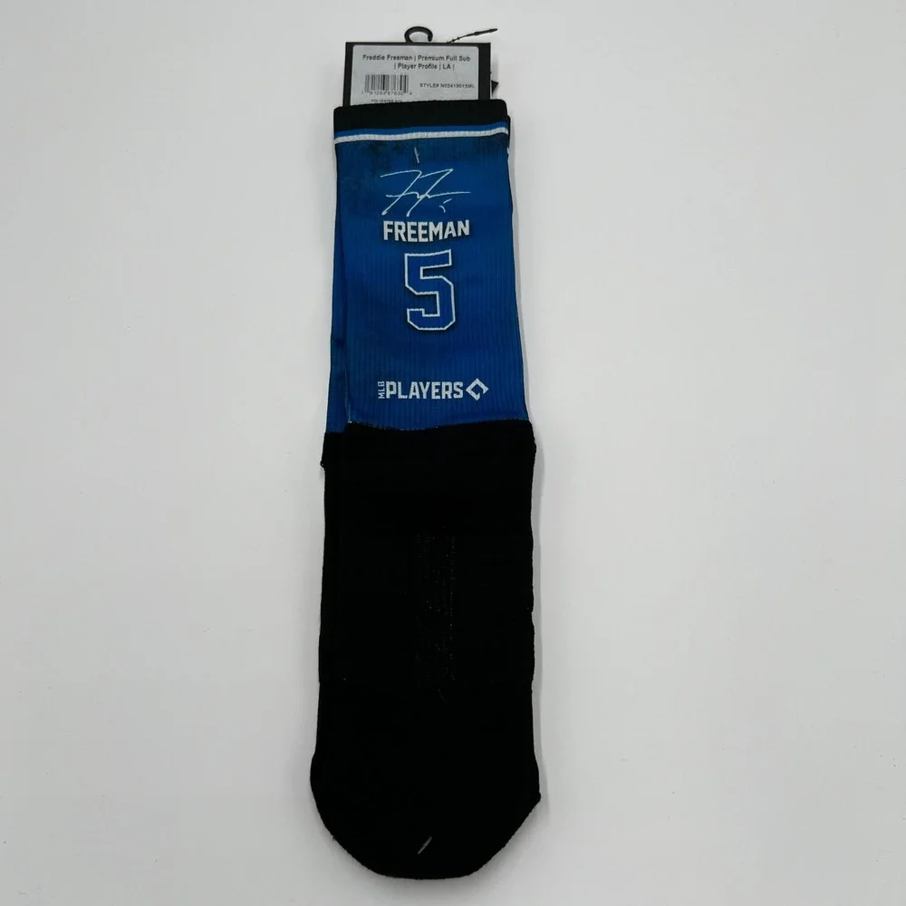 Strideline Freddie Freeman Los Angeles Dodgers MLB Crew Socks Size M/L New